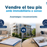 Vendre el teu pis amb immobiliària o sense — Avantatges i inconvenients