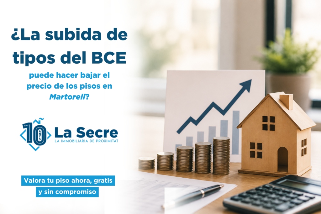 La subida de tipos del BCE: ¿puede afectar a los precios de los pisos en Martorell?