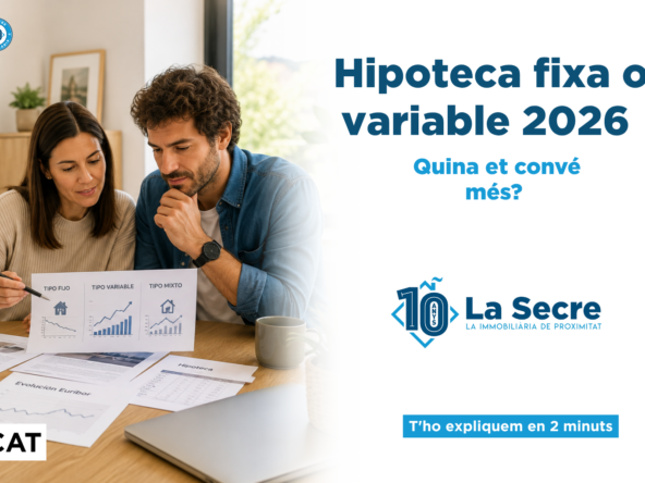 Hipoteca fixa o variable el 2026 — Quina et convé més?