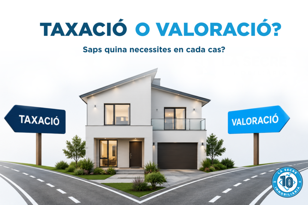 Taxació vs. valoració d’un habitatge: quina diferència hi ha?